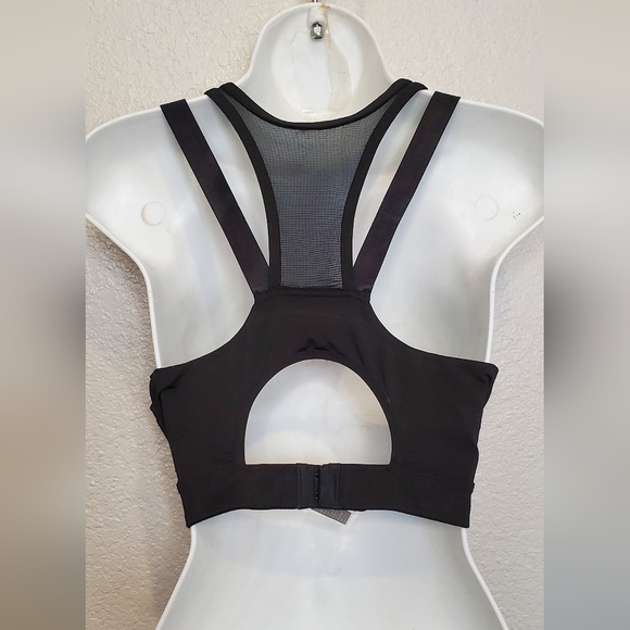 Yvette High Impact Sports Bra Front Closure Double Deck Mesh Running 44D 44E 44F - Picture 12 of 14